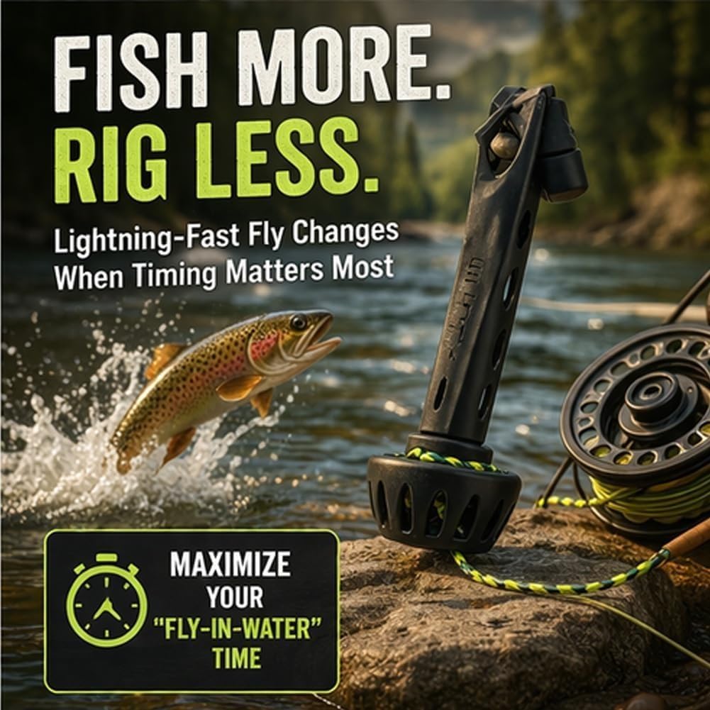 Fly Line - Portable Magnetic Fly Threader Easy Fast