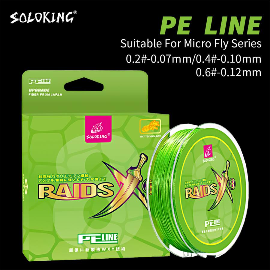 SOLOKING 100M/150M 8 Strand Mi - Ice Fishing Line ulasan dan harga