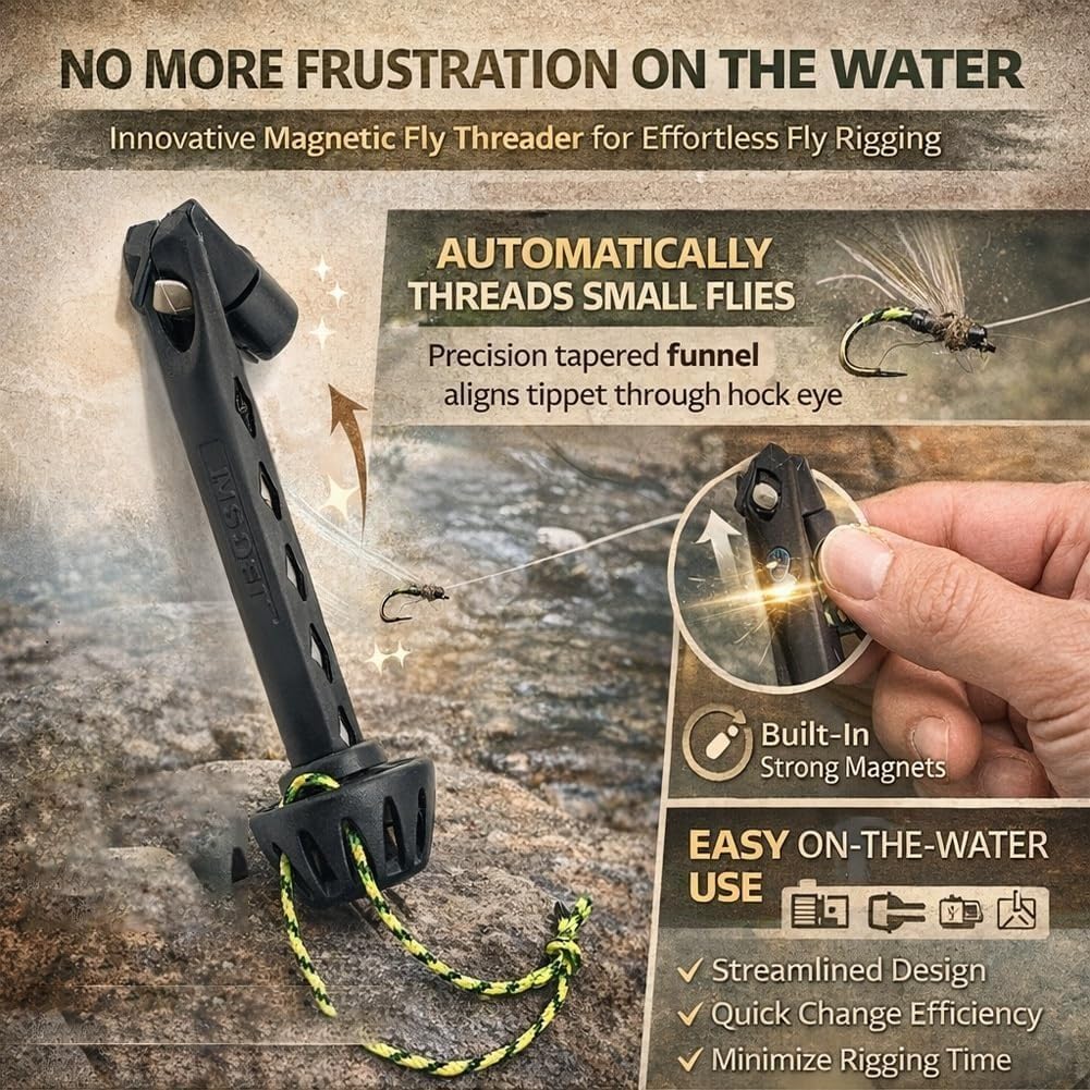 Portable Magnetic Fly Threader - Fly Line ulasan dan harga