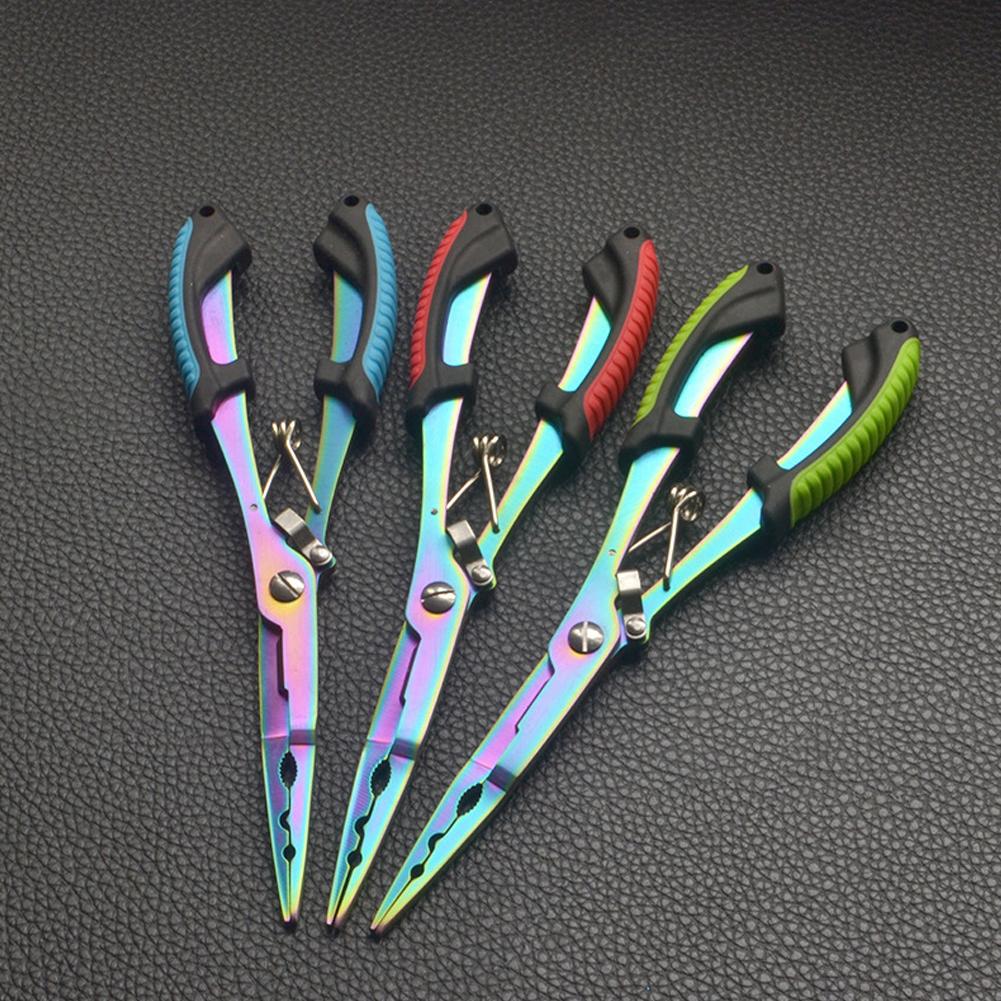 Fishing Pliers Long Nose Stain - Fishing Line Cutter ulasan dan harga