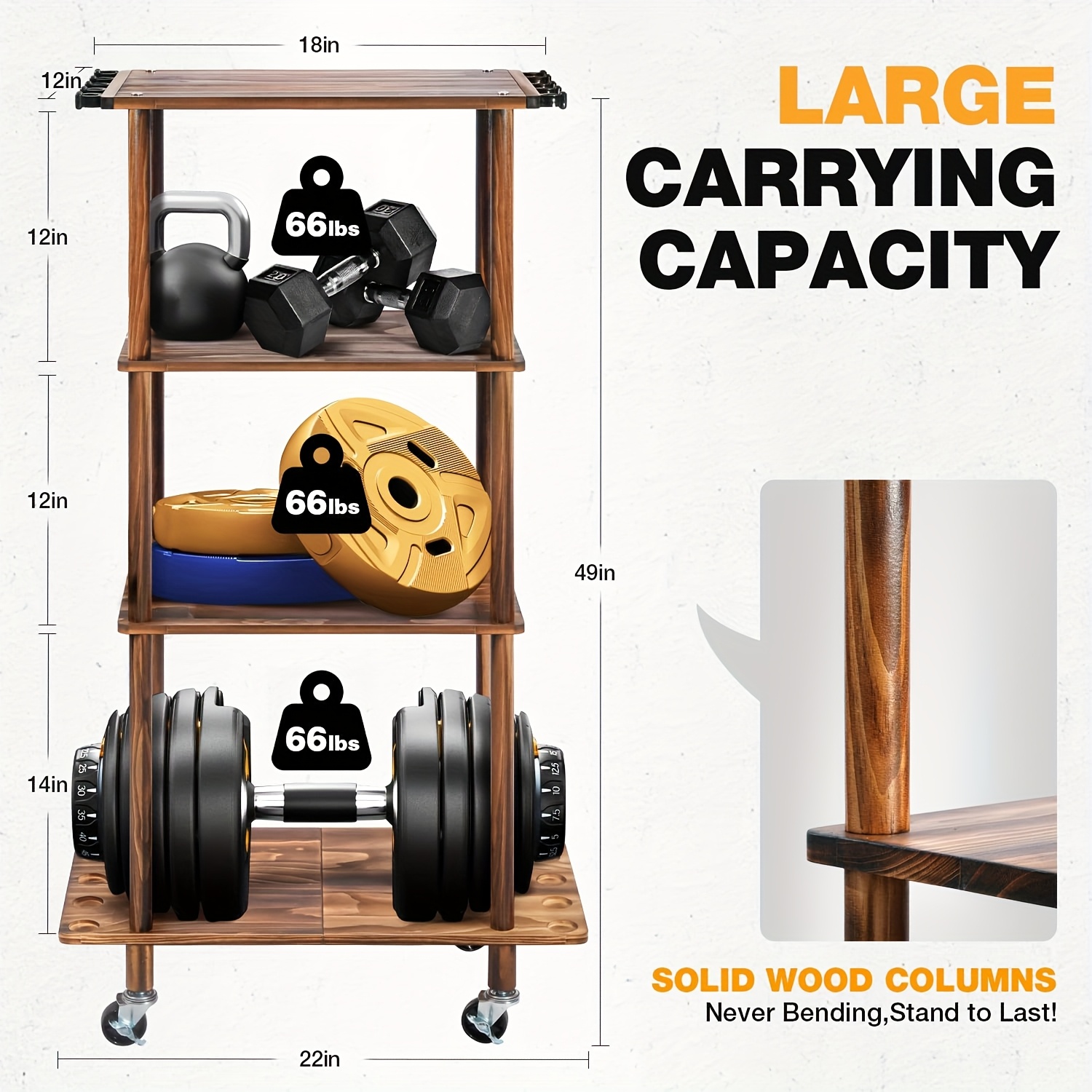 10 Rod Capacity Wooden Fishing - Fishing Line Dispenser ulasan dan harga