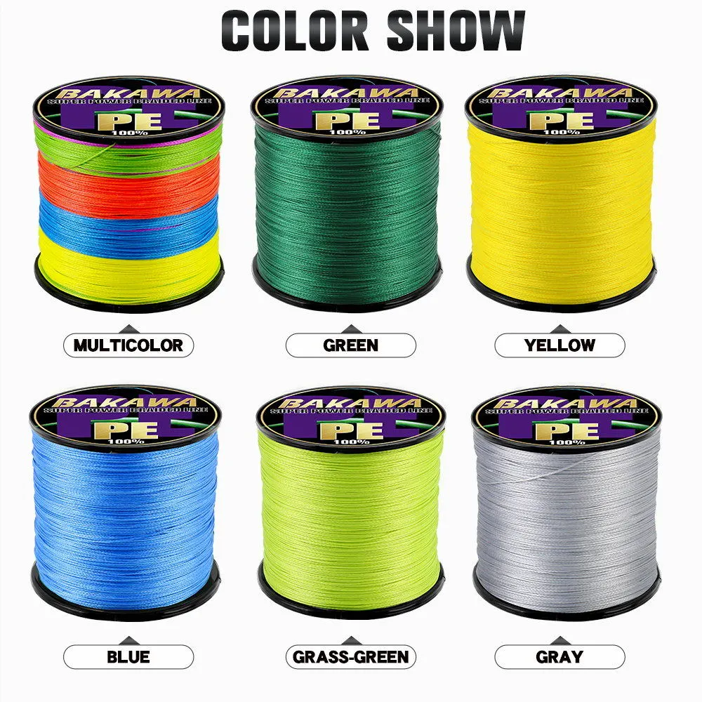 BAKAWA 4 Strand Braided Fishin - Ice Fishing Line ulasan dan harga